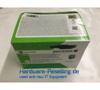 Lexmark 80C2XKE. Black toner page yield: 8000 pages Printing colours: Black Quantity per pack: 1 pc(s)