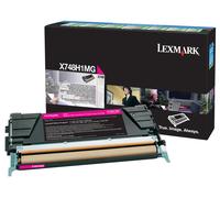 Original Lexmark X748H1MG Magenta Return Program Toner Cartridge