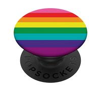 Original LGBT Gay Pride Rainbow Flag 8-Striped PopSockets Swappable PopGrip