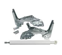 Original Liebherr 9590166 Door Damper + Door Hinge Top and Bottom Kit for Fridge and Others IKB 2214-20A, IKP 1554-20D