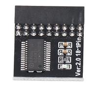 Original LPC 18PIN TPM 2 0 Security Module Support WIN11 Upgrade Testing Vendor Model MRS121D Black PCB Motherboard Encryption Chip Compatible with AMD Motherboards