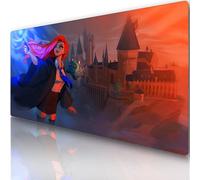 Original Magic Girl Character Hogwarts Legacy Large Desk Mat 900x400mm Extended Waterproof Surface Rubber Base Ideal for Magicians and Creators
