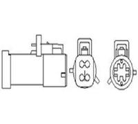 Original MAGNETI MARELLI Lambda Probe 466016355117 for Ford