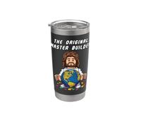 Original Master Builder Funny Jesus Christian Faith Stainless Steel Insulated Tumbler