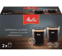 Original Melitta Double Wall Glass Espresso (Pack of 2, 80ml)