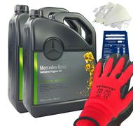 Original Mercedes-Benz Engine Oil 5W30 229.51 1-20 Liters Funnel Gloves