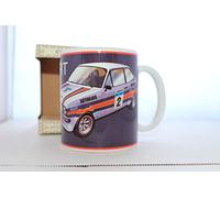 Original Metal Sign Co Ford Escort Mk II Classic Retro Art Ceramic Mug in Gift Box