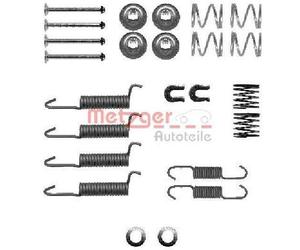 Original METZGER Accessory Set Parking Brake Shoes 105-0016 for Opel