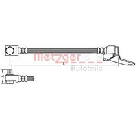Original Metzger Brake Hose 4112545 for Ford
