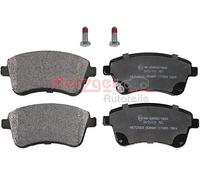 Original Metzger Brake Pad Set Disc Brake 1170359 for KIA