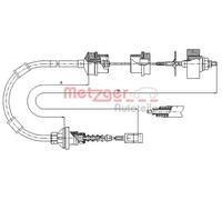 Original METZGER Cable Pull Clutch Actuation 1172.8 for Citroën Fiat Peugeot
