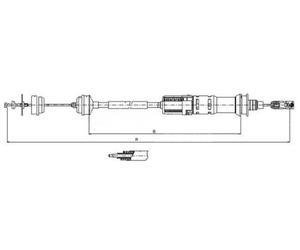 Original metzger Car Parts Cable Pull Clutch Actuation 11.3923 for Citroën Fiat