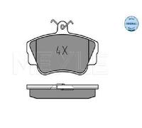 Meyle Brake Pad Set, Front Axle With anti-squeak plate 025 212 1717