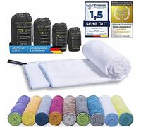 Original microfiber backpack sports towel for women and men travel towel extremely quick-drying sports beach and bath towel absorbent, light and antibacterial different sizes (200x100cm, White)