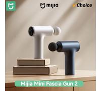 Original Mijia Mini Fascia Gun 2 Portable Muscle Massage Gun 18kg Thrust Brushless Silent Motor 3 Massage Heads Relax the Body White