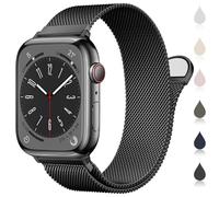 Original Milanese Loop Compatible with Apple Watch Straps 38mm 40mm 41mm 42mm 44mm 45mm 46mm 49mm Women & Men, Magnetic Clasp Adjustable Metal Bands for iWatch Series 11 10 9 8 7 6 5 4 2,Ultra 3,SE 3