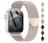 Original Milanese Loop Compatible with Apple Watch Straps 38mm 40mm 41mm 42mm 44mm 45mm 46mm 49mm Women & Men, Magnetic Clasp Adjustable Metal Bands for iWatch Series 11 10 9 8 7 6 5 4 2,Ultra 3,SE 3