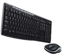 Original MK270 | English UK Layout | Wireless Keyboard & Mouse Combo | Professional Keyboard & Mouse for All Businesses | A Set for Home Office & Workplace (Black - UK QWERTY)