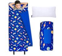 Original Nap Mat, Olive Kids by Wildkin Children’s Original Nap Mat with Built in Blanket and Pillowcase, Pillow Insert Included Premium Cotton and Microfiber Blend Ages 3-7 Years Out of This World