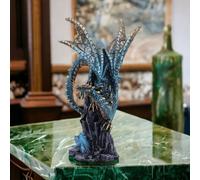 Original Nemesis Now Hear Me Roar Blue Dragon Calling Figurine 13.5cm Gift Decor