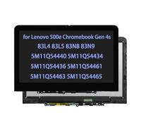 Original New Touch Screen Replacement for Lenovo 500e Chromebook Gen 4s LCD Display Digitizer Assembly 83L4 83L5 83N8 83N9 5M11Q54440 5M11Q54434 5M11Q54436 5M11Q54461 5M11Q54463 5M11Q54465