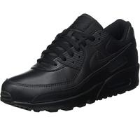 Original Nike Men's Air Max 90 Leather Black Trainers CZ5594 001