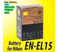 Original Nikon EN-EL15 Battery for Nikon D600 D800 D810 D850 D7000 D7100 D7200