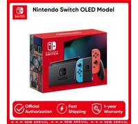 Original Nintendo Switch OLED Model White set Vivid 7” OLED screen 64 GB internal storage Wide adjustable stand OLED White