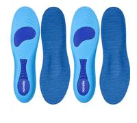 Original Norelie Comfy Insoles Men, 2 Pair Plantar Fasciitis Arch Support Insoles for Bunions, Flat Feet and Heel Pain, Shock-Absorbing Shoe Inserts for Men and Women All-Day Use Extra Large(EU 45-46)