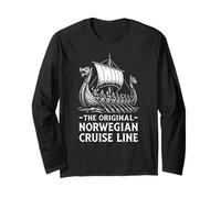 Original Norwegian Cruise Line Viking Humor Funny Vikings Long Sleeve T-Shirt