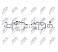 Original NTY Drive Shaft NPW-BM-243 For MINI