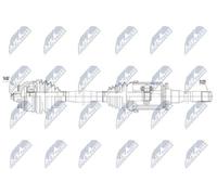 Original NTY Drive Shaft NPW-BM-252 For BMW