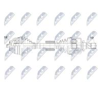 Original NTY Drive Shaft NPW-BM-256 For MINI