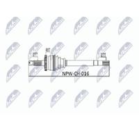 Original NTY Drive Shaft NPW-CH-016 For Jeep