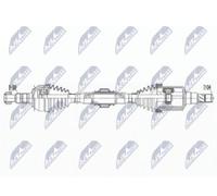 NTY Clothing Exchange Driveshaft NPW-DW-035 – Front Axle Right for Chevrolet Orlando