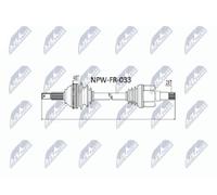 Driveshaft Compatible With Ford Transit 2.0DI 63KW 00- /Left/ OE Zu Vergl.: 1C15