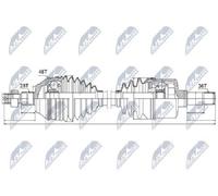 NTY NPW-FR-042 Drive shaft