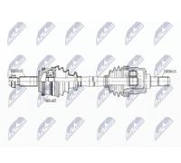 Original NTY Drive Shaft NPW-KA-344 For Hyundai KIA