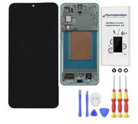 Original OEM Quality Samsung Galaxy S25 Plus Screen Replacement - OEM Quality US Version Replacement Kit with 6.7-inch AMOLED Display, Touch Digitizer with Mint Frame
