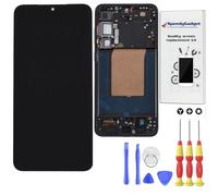 Original OEM Quality Samsung Galaxy S25 Plus Screen Replacement - OEM Quality US Version Replacement Kit with 6.7-inch AMOLED Display, Touch Digitizer with Navy Frame