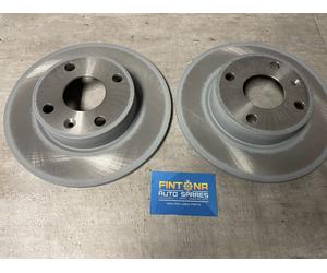 Original OEM Vauxhall Corsa C Rear Solid Brake Disc Pair 9196592