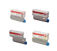 Original Oki 46507616 Toner Value Pack (B/C/M/Y)