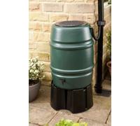 Original Organics 114L Standard Water Butt Barrel With Stand And Diverter