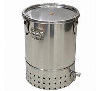 Original Organics 30L Stainless Steel Bokashi Composter - Deluxe Indoor Kitchen Composting Kit With 2Kg Bran