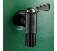 Original Organics Black Fast Flow Water Butt Tap 3/4 Bsp For Water Butts & Tanks