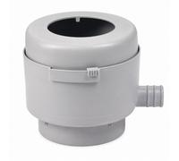 Original Organics Graf Downpipe Filter & Diverter - Grey Uv-Stable Plastic, Includes Leaf Sieve & Connection Kit, Fits 70-100mm Downpipes