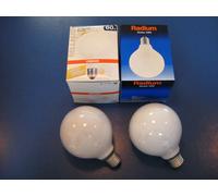 Original Osram / Radium Globe Lamp E27 60W G95 Opal White Ø 95mm [EEK: G]