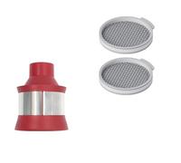 Original Part Pack Handheld Vacuum Cleaner Accessories Dust Cup HEPA Filter Front Filter Cyclone Assembly Red.Compatible For Roborock H6 (Color : A2)