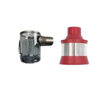 Original Part Pack Handheld Vacuum Cleaner Accessories Dust Cup HEPA Filter Front Filter Cyclone Assembly Red.Compatible For Roborock H6 (Color : AB)
