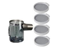 Original Part Pack Handheld Vacuum Cleaner Accessories Dust Cup HEPA Filter Front Filter Cyclone Assembly Red.Compatible For Roborock H6 (Color : B4)